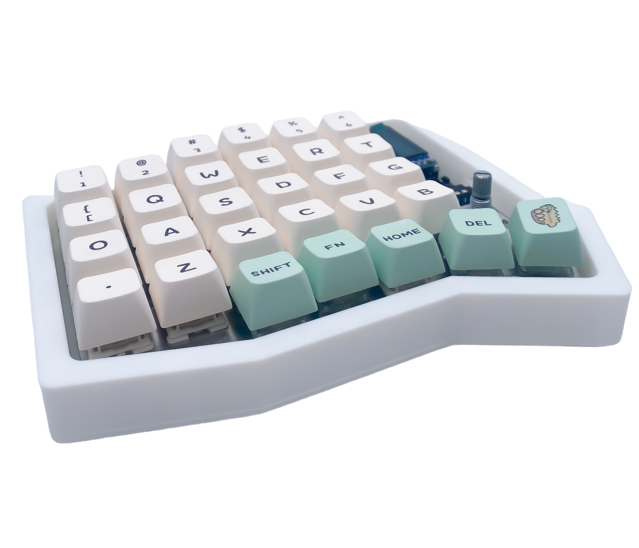 white keyboard