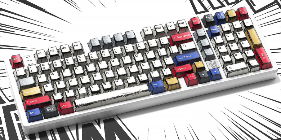 Manga Strike Keycap Set