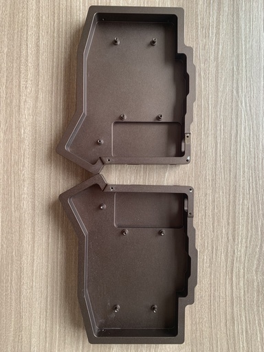 [B-Stock]Sofle V2 Aluminum case in Brown